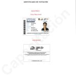 Certificado de Votación