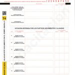 Acta de Escrutinio - Vocales de Junta Parroquial Rural - T4