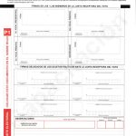 Acta de Escrutinio - Vocales de Junta Parroquial, Rural - P1