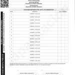 Acta de Escrutinio - Prefect@ y Viceprefect@ - Conocimiento Público